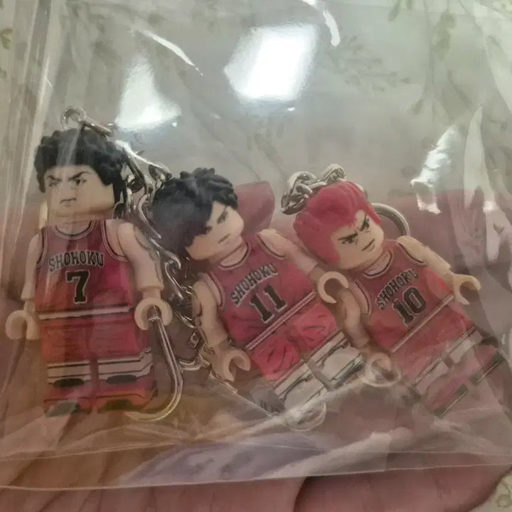 [BUNJANG] Slam Dunk Lego Keychains (3 Types) + Kang Dong-seo Keychain (Service) / 슬램덩크 레고 키링 3종+정대만 키링(서비스)