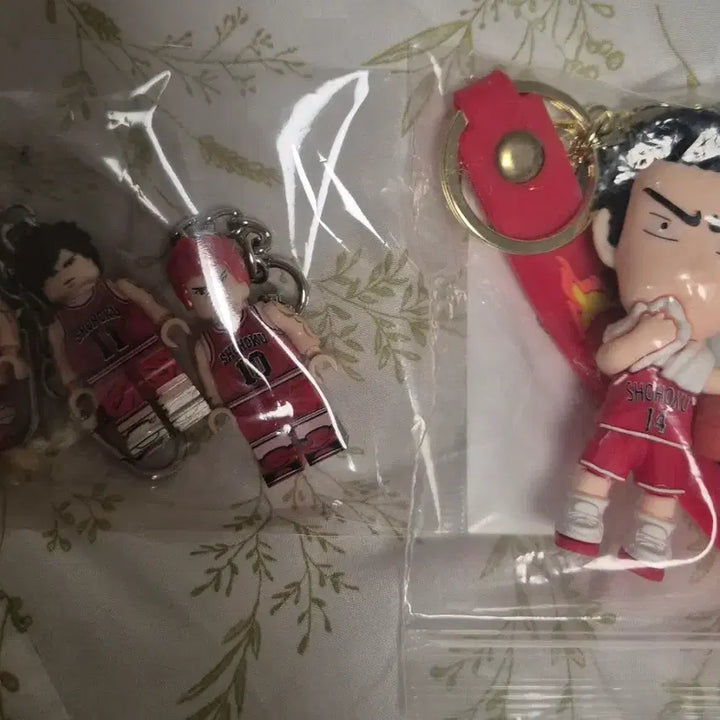 [BUNJANG] Slam Dunk Lego Keychains (3 Types) + Kang Dong-seo Keychain (Service) / 슬램덩크 레고 키링 3종+정대만 키링(서비스)
