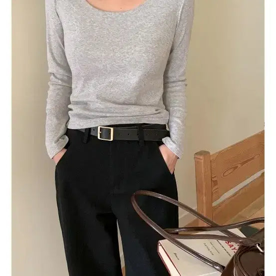 [BUNJANG] Minibong Cotton Wide Pants / 미니뽕 코튼 와이드 팬츠