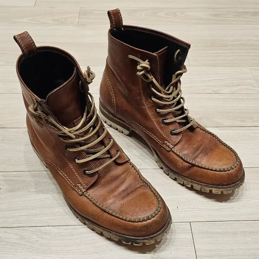 [BUNJANG] Dsquared2 Camp Leather Boots / [정품] 디스퀘어드 디퀘 캠프 레더 워커 42.5