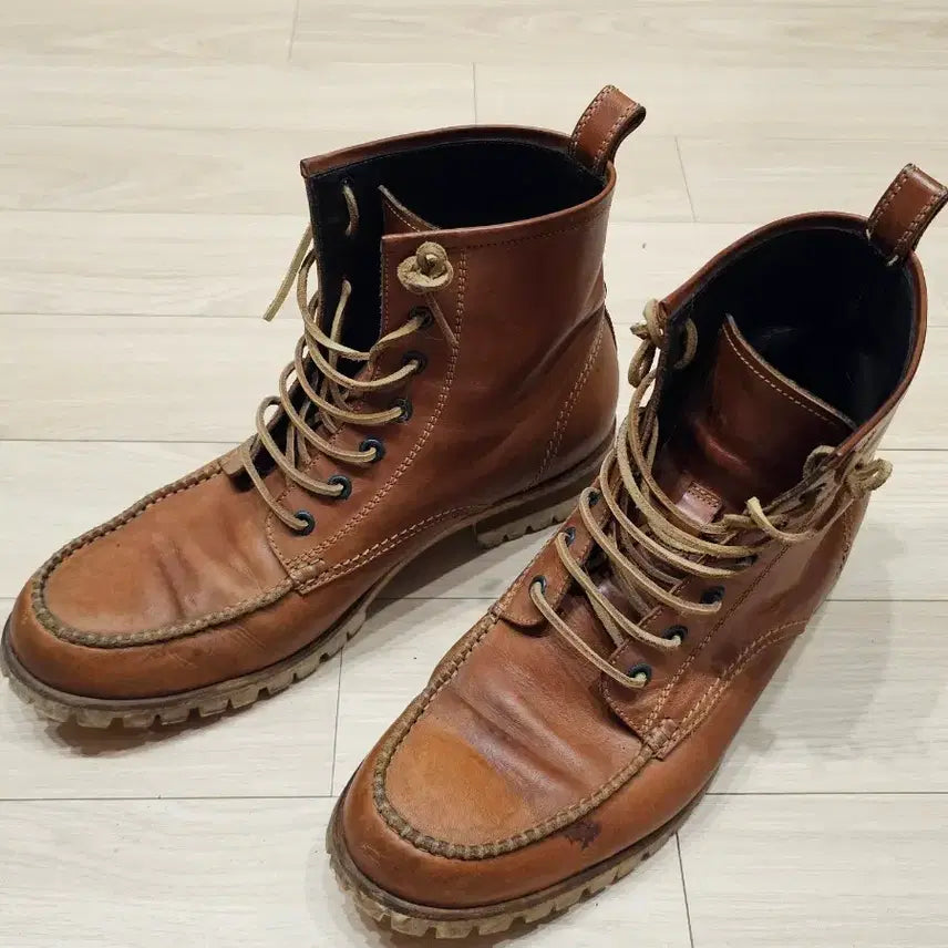 [BUNJANG] Dsquared2 Camp Leather Boots / [정품] 디스퀘어드 디퀘 캠프 레더 워커 42.5