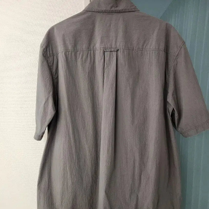 [BUNJANG] Bellier 25SS Utility Pocket Short Sleeve Shirt (Charcoal, Size 5/105) / 벨리에 25ss 유틸리티 포켓 숏 슬리브 셔츠(차콜, 5size)