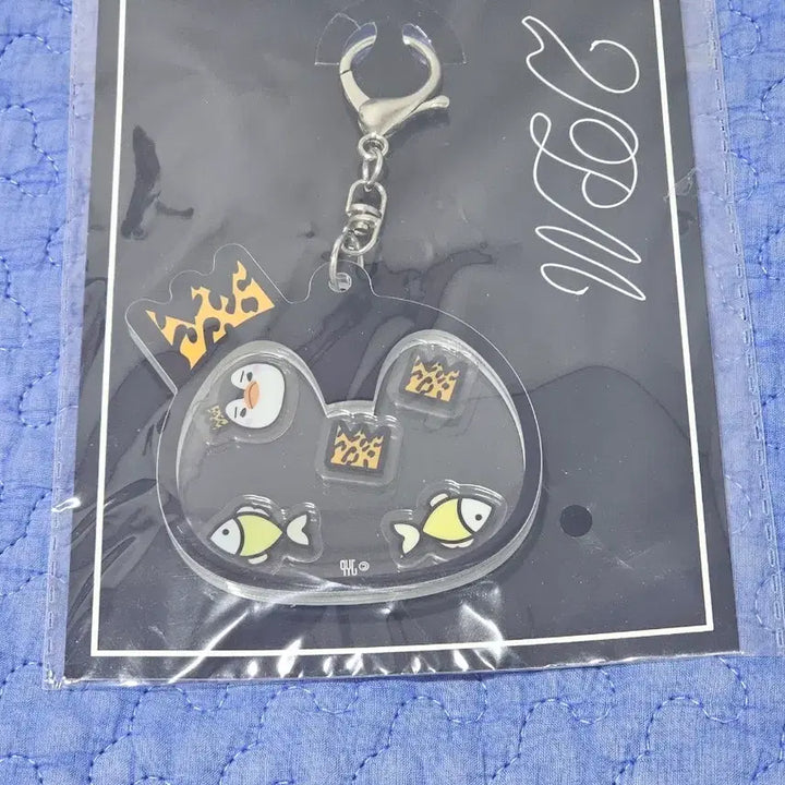 [BUNJANG] 2PM Acrylic Penguin Keyring / 2PM 팬미팅 아크릴 펭키링 미개봉