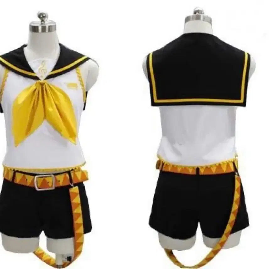 [BUNJANG] Vocaloid Kagamine Rin Cosplay Full Set / 보컬로이드 카가미네 린 코스프레 풀세트