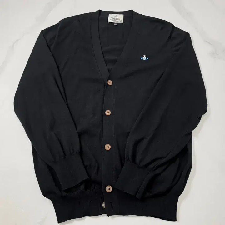 [BUNJANG] Vivienne Westwood Black Cardigan (L) / 비비안웨스트우드 블랙 가디건 L사이즈