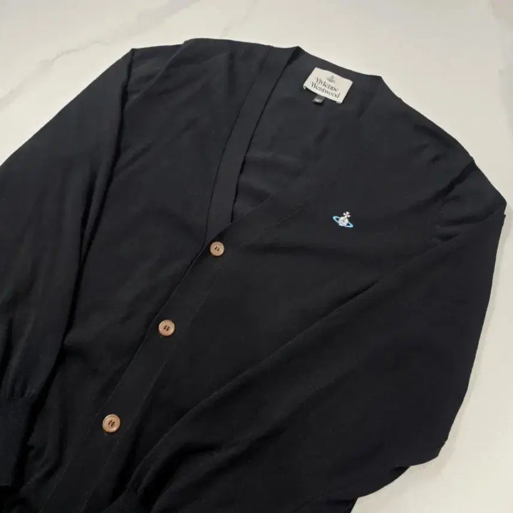 [BUNJANG] Vivienne Westwood Black Cardigan (L) / 비비안웨스트우드 블랙 가디건 L사이즈