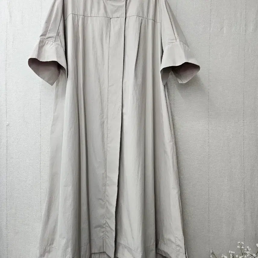 [BUNJANG] Karl Lagerfeld Beige Long Dress / 칼라거펠트 바스락 롱원피스 77~88