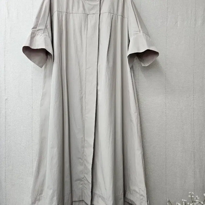 [BUNJANG] Karl Lagerfeld Beige Long Dress / 칼라거펠트 바스락 롱원피스 77~88