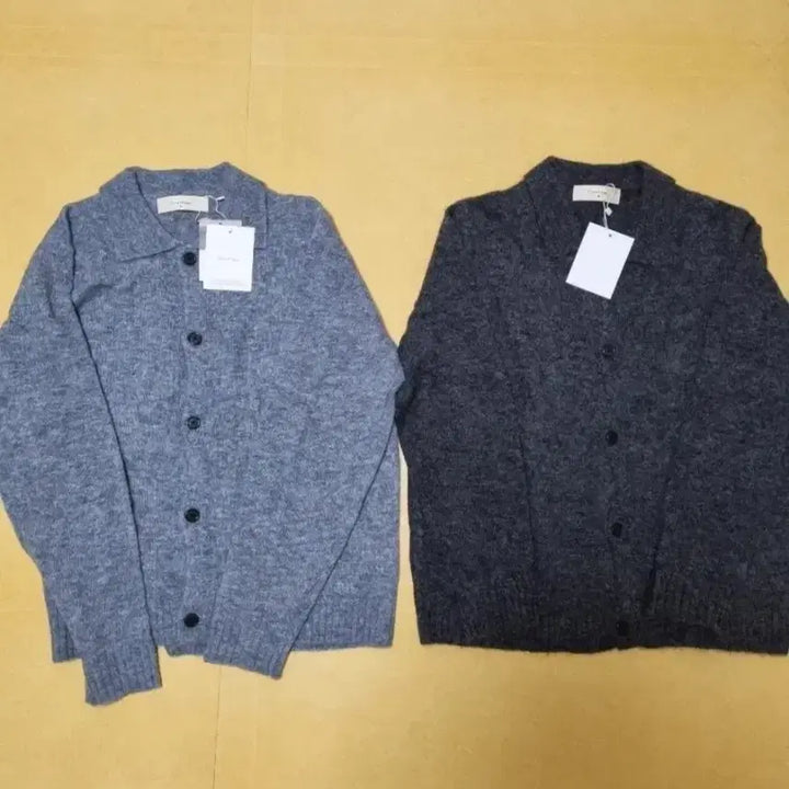 [BUNJANG] First Floor Brushed Alpaca Collar Cardigan / 퍼스트플로어 (파프터) 브러쉬드 알파카 칼라 가디건 48 새상품