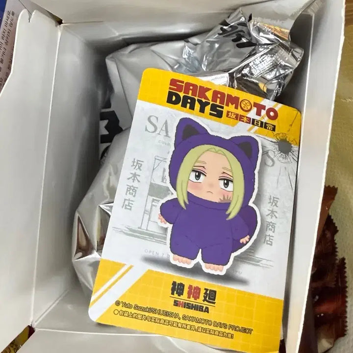 [BUNJANG] Sakamoto Days Shin Shiba Eaki Plush Doll / 사카모토데이즈 사카데이 시시바 EAKI 샄부부 누이 인형 미개봉