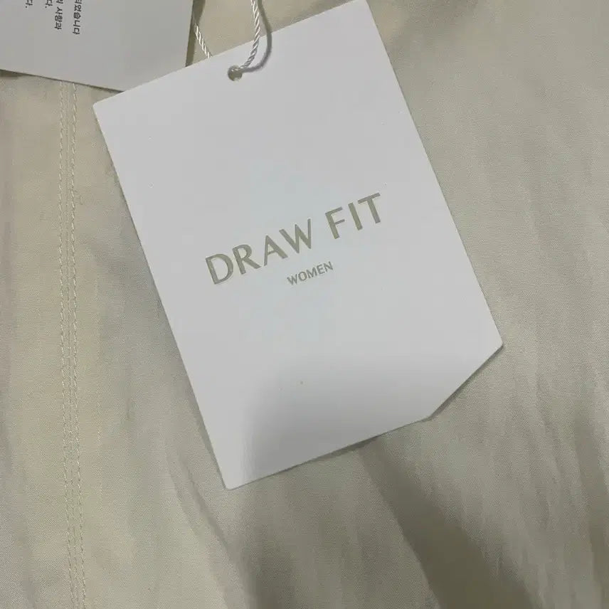 [BUNJANG] Draw Fit Ivory Short Sleeve Blouse / 새상품) 드로우핏 아이보리 반팔 블라우스