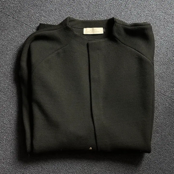 [SOLD OUT] AMOMENTO/ ROUNDED SLEEVE CARDIGAN Black/