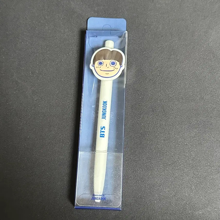 [BUNJANG] BTS Jungkook Illustration Ballpoint Pen / 방탄소년단 BTS 정국 일러스트 볼펜
