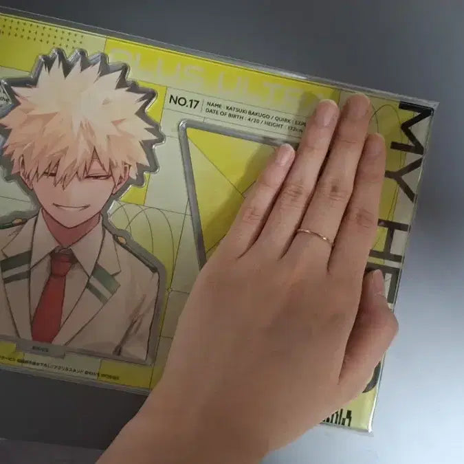 [BUNJANG] My Hero Academia Bakugo Acrylic Stand / 무배) 나히아 나의 히어로 아카데미 바쿠고 미소 아크릴 스탠드 기가점프