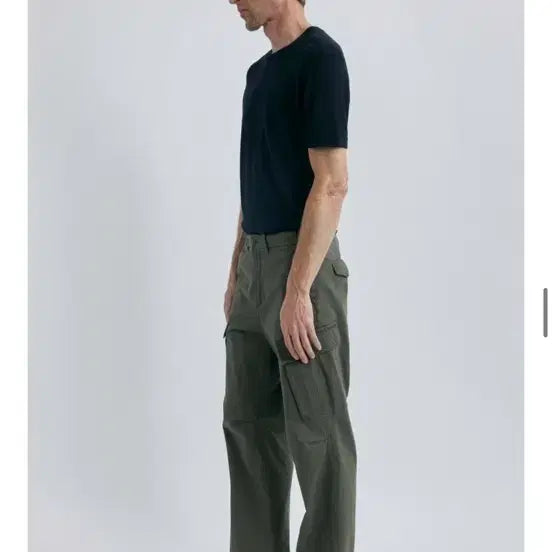 [BUNJANG] Pottery Garment Washed Cargo Pants (Khaki, Size 2) / 포터리 가먼트 워시드 카고 팬츠 카키 2사이즈