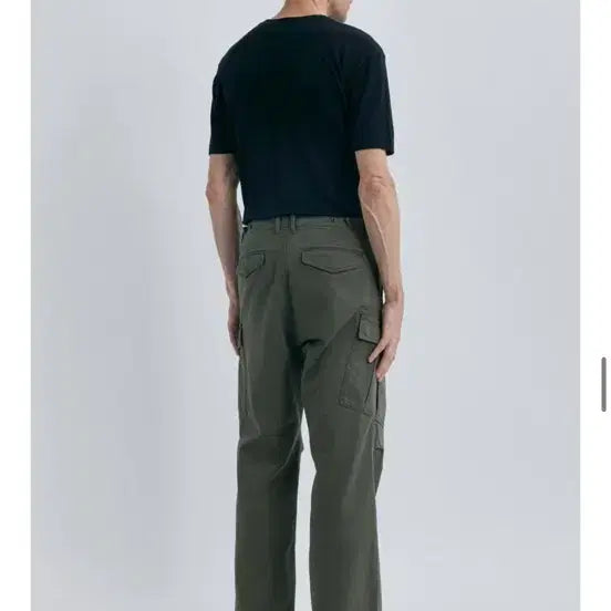 [BUNJANG] Pottery Garment Washed Cargo Pants (Khaki, Size 2) / 포터리 가먼트 워시드 카고 팬츠 카키 2사이즈