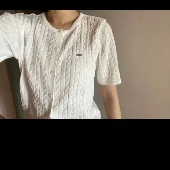 [BUNJANG] Clavis Cable Knit Short Sleeve / 클라비스 케이블 반팔니트