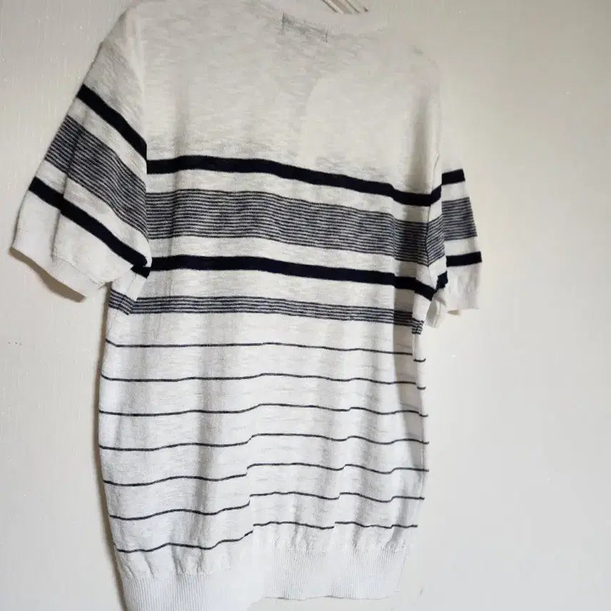 [BUNJANG] Indian Black Label Knit T-shirt / 인디안 블랙라벨 시원한 니트 티셔츠100