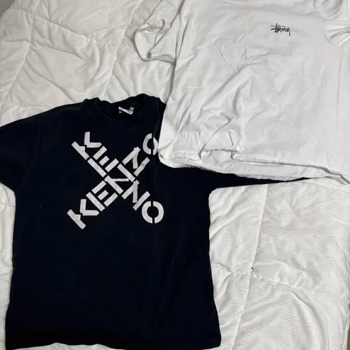 [BUNJANG] Stussy &amp; Kenzo T-shirts / 스투시 반팔,겐조 x자 로고 긴팔