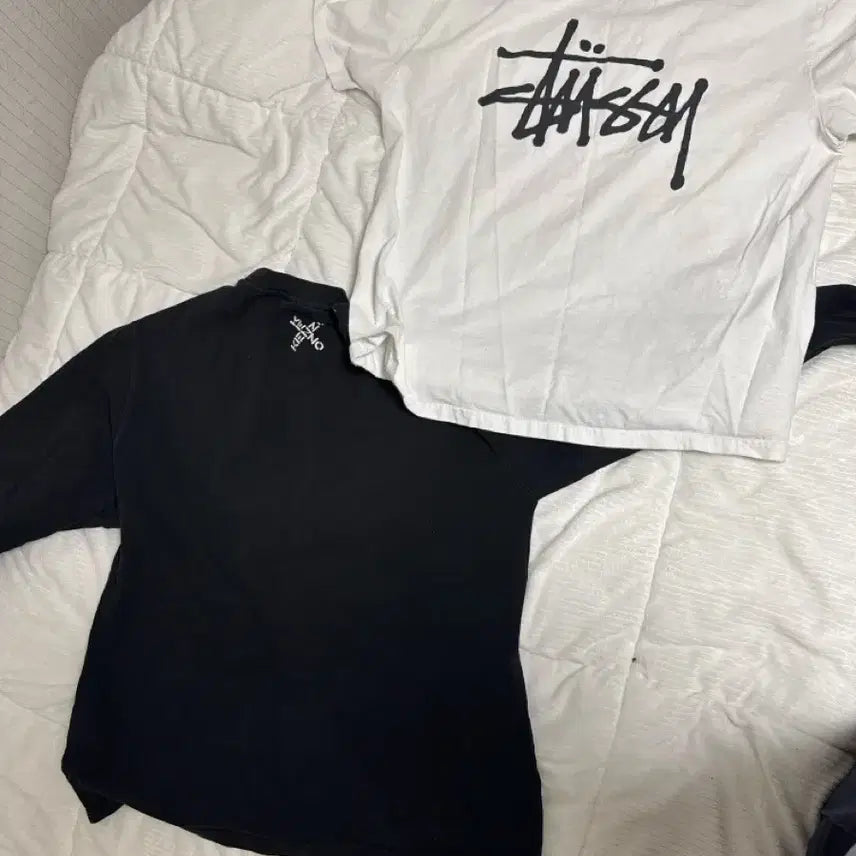 [BUNJANG] Stussy &amp; Kenzo T-shirts / 스투시 반팔,겐조 x자 로고 긴팔