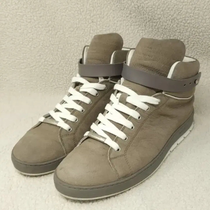 [BUNJANG] Dior Homme Leather Strap High-Top Sneakers / [정품] 디올 옴므 스트랩 레더 하이탑 스니커즈 43