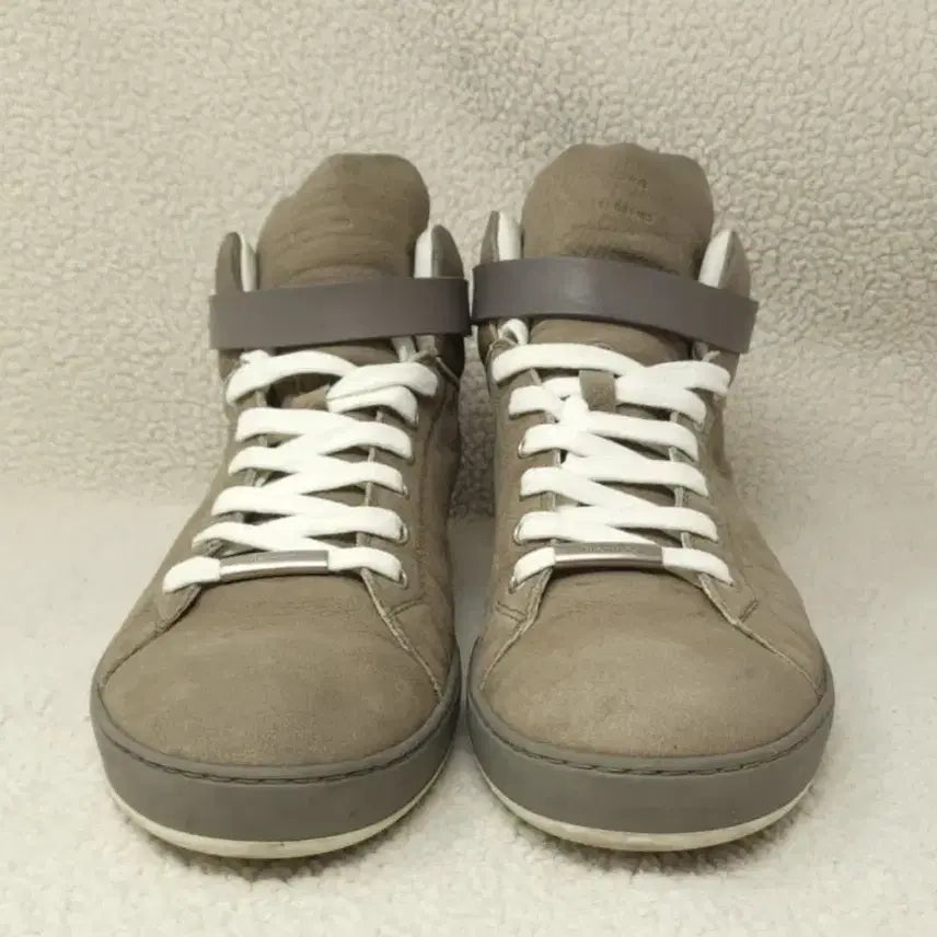 [BUNJANG] Dior Homme Leather Strap High-Top Sneakers / [정품] 디올 옴므 스트랩 레더 하이탑 스니커즈 43