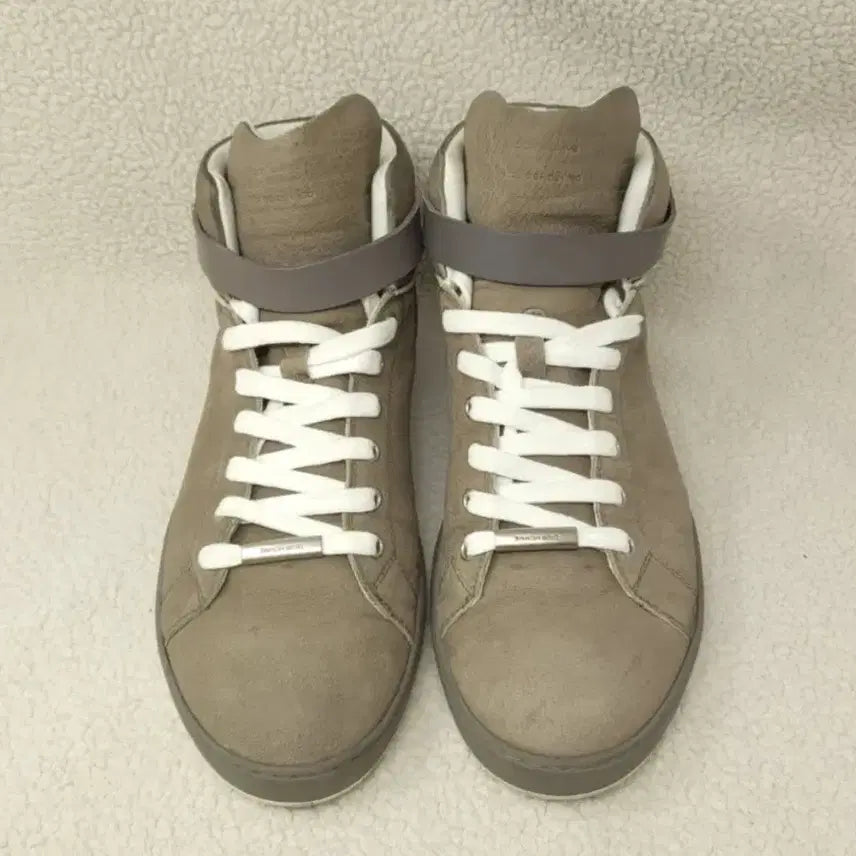 [BUNJANG] Dior Homme Leather Strap High-Top Sneakers / [정품] 디올 옴므 스트랩 레더 하이탑 스니커즈 43