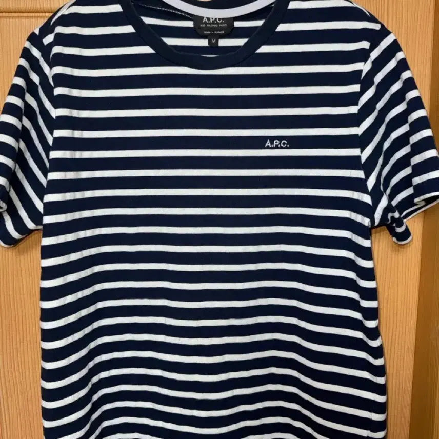 [BUNJANG] A.P.C. Striped Long Sleeve T-shirt / A.P.C. 스트라이프 티셔츠 M 사이즈
