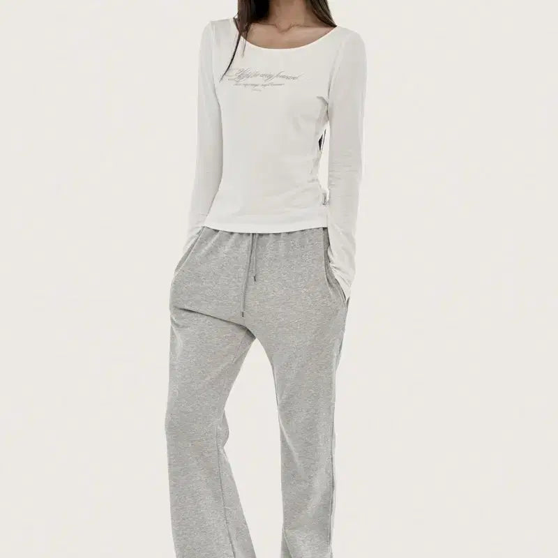 [SOLD OUT] [새상품] 클리시어 Kleen club letter top, White