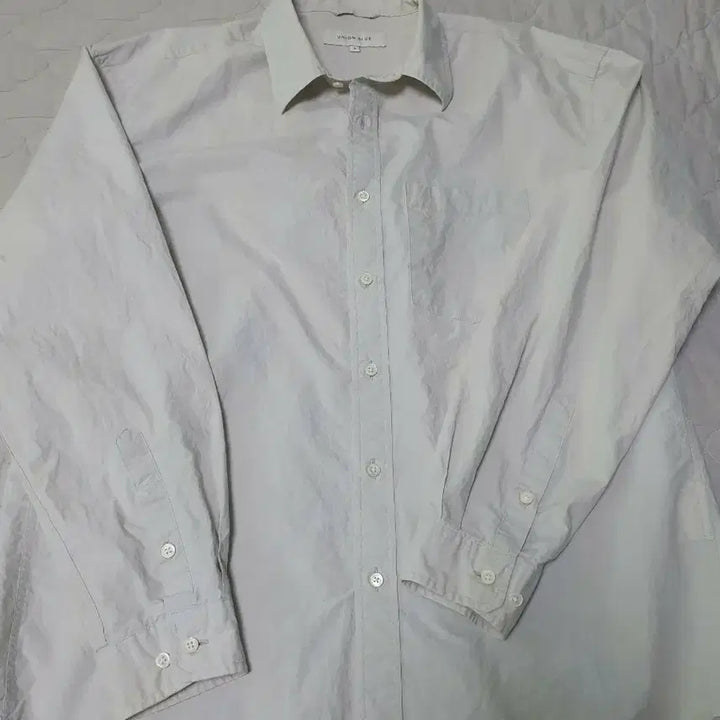 [BUNJANG] Union Blue Editor Shirt Grey S / 유니온블루 에디터 셔츠 그레이 s