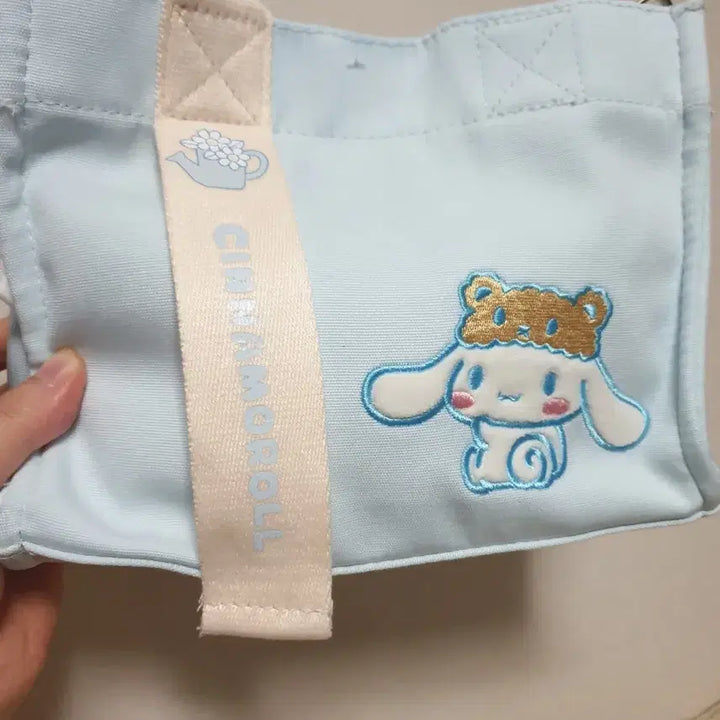 [BUNJANG] Cinnamoroll Canvas Tote Bag Crossbody Bag / 시나모롤 캔버스 토트백 크로스백