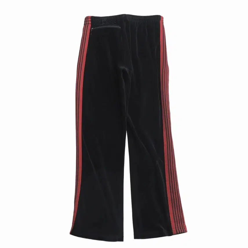 [BUNJANG] Needles Velour Track Pants Narrow Fit Red Butterfly Embroidery Black/Red M / Needles 니들스 벨로아 트랙팬츠 블랙 레드 - M사이즈