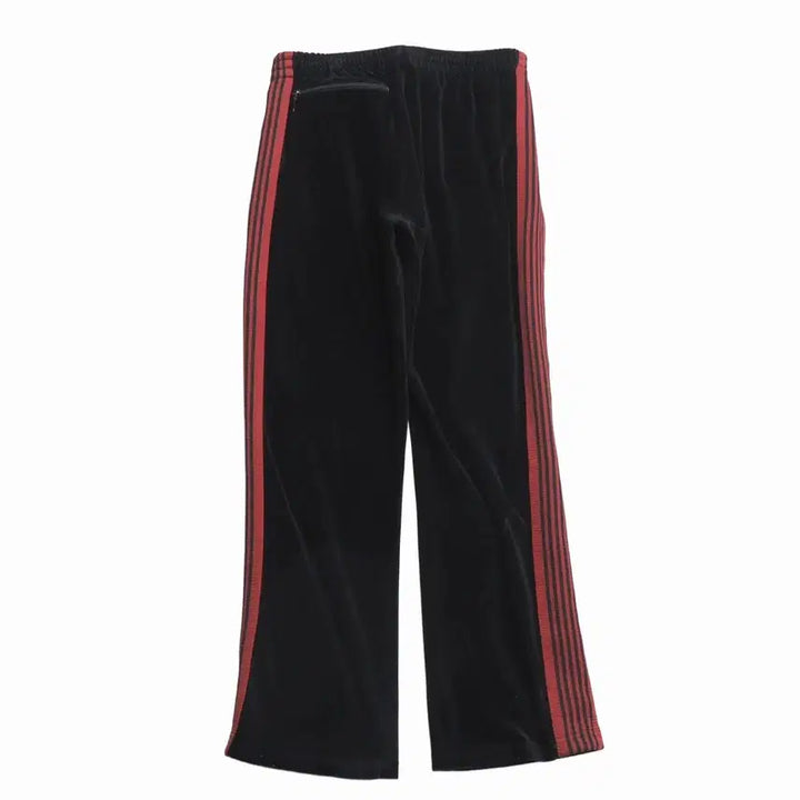 [BUNJANG] Needles Velour Track Pants Narrow Fit Red Butterfly Embroidery Black/Red M / Needles 니들스 벨로아 트랙팬츠 블랙 레드 - M사이즈