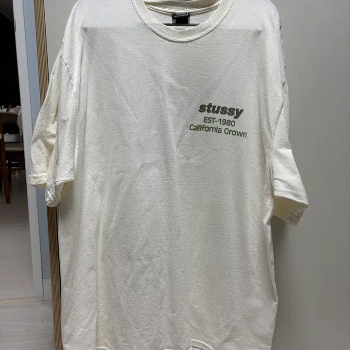 [BUNJANG] Stussy Vintage Washed Graphic T-Shirt Ivory XL / 스투시 반팔 티셔츠