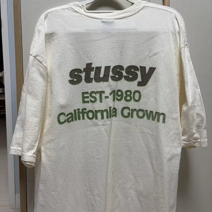 [BUNJANG] Stussy Vintage Washed Graphic T-Shirt Ivory XL / 스투시 반팔 티셔츠