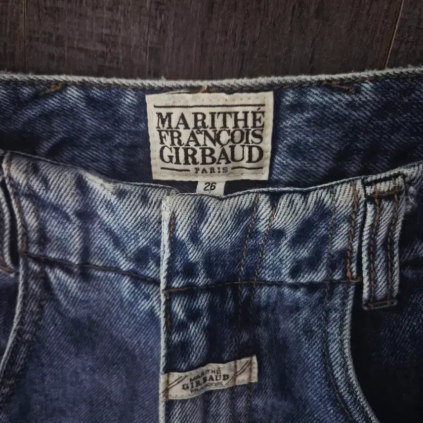 [BUNJANG] Marithe Francois Girbaud High Straight Denim Pants / 마리떼프랑소와 저버 하이 스트레이트 데님 팬츠