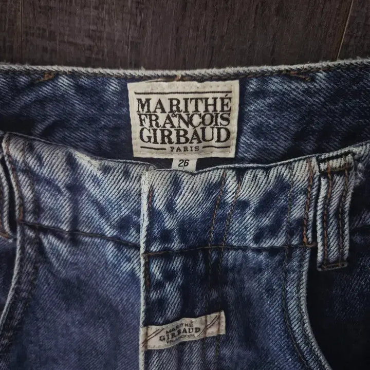 [BUNJANG] Marithe Francois Girbaud High Straight Denim Pants / 마리떼프랑소와 저버 하이 스트레이트 데님 팬츠