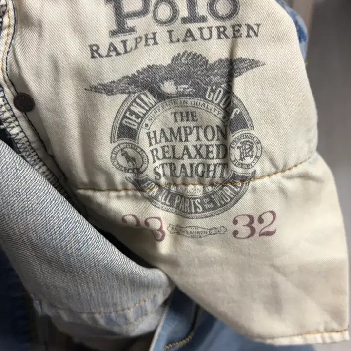 [BUNJANG] Polo Ralph Lauren Hampton Relaxed Straight Jeans (Light Wash 33/32) / 폴로 랄프로렌 햄튼 릴렉스 스트레이트 진(연청 33/32)