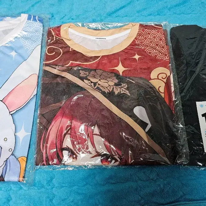 [BUNJANG] Hololive 3 Types T-Shirt Bundle Set (Sealed) / 홀로라이브 티셔츠 3종류 미개봉 일괄