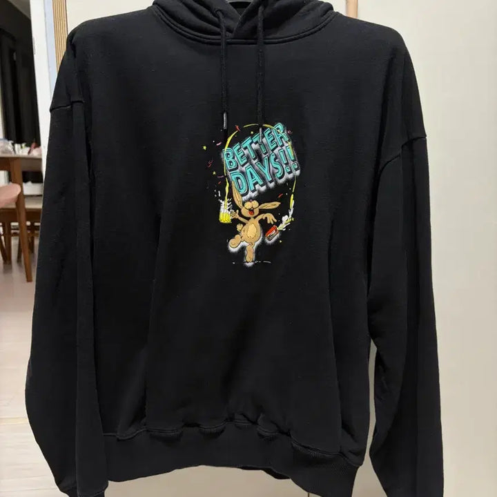 [BUNJANG]  Martine Rose Bunny Hoodie Black / 마틴로즈 버니 후드