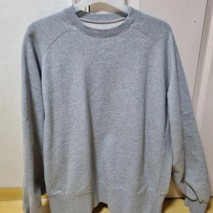 [BUNJANG] Roughside Blended Sweatshirt Medium Gray / 러프사이드 블렌디드 스웻 맨투맨 2사이즈 미디움그레이