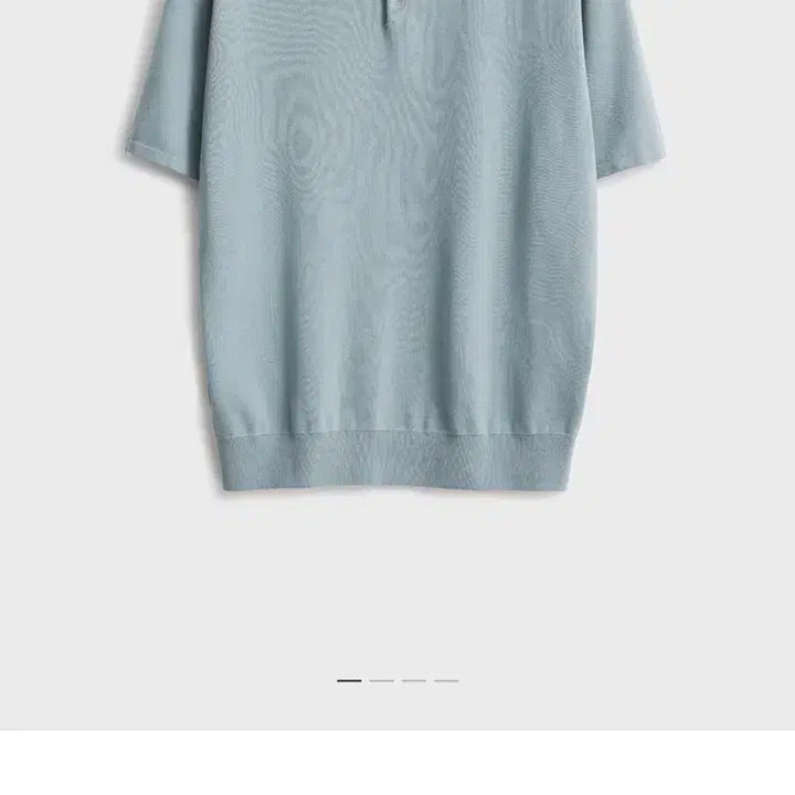 [SOLD OUT] 포터리 숏슬리브 컴포트 카라 니트 라이트블루, 핑크 2 새상품