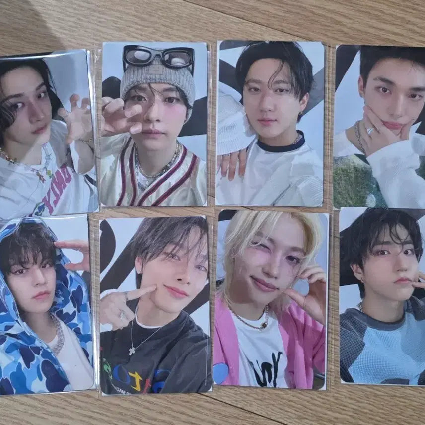 [BUNJANG] Stray Kids Real Touch Photocard Bundle Set / 스트레이키즈 리얼터치포카세트 일괄양도