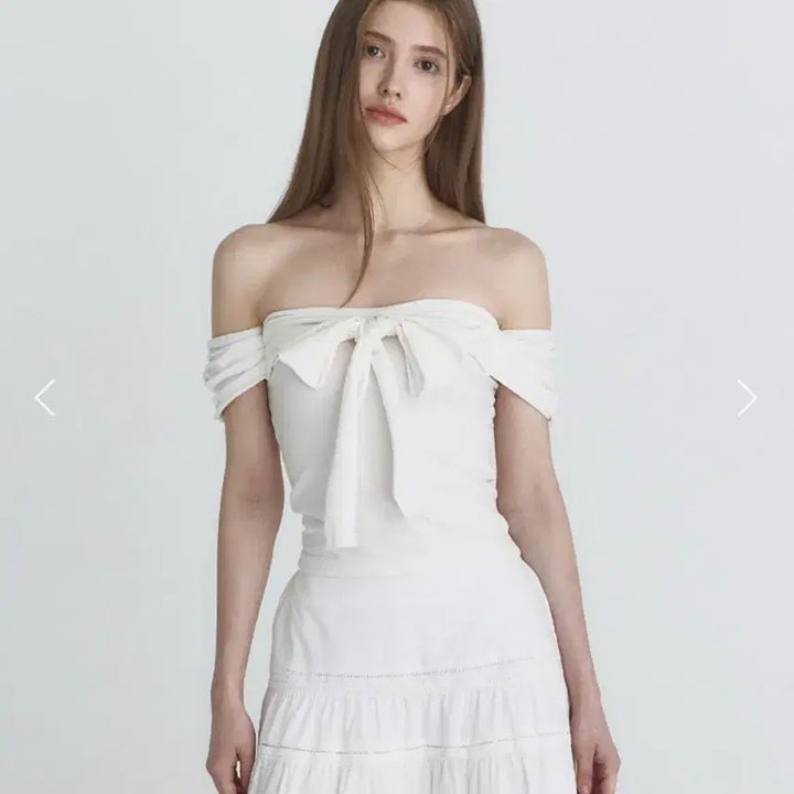[BUNJANG] Notyourose Ribbon Off-Shoulder Top / (새상품) 낫유어로즈 Notyourose 오프숄더 ribbon top
