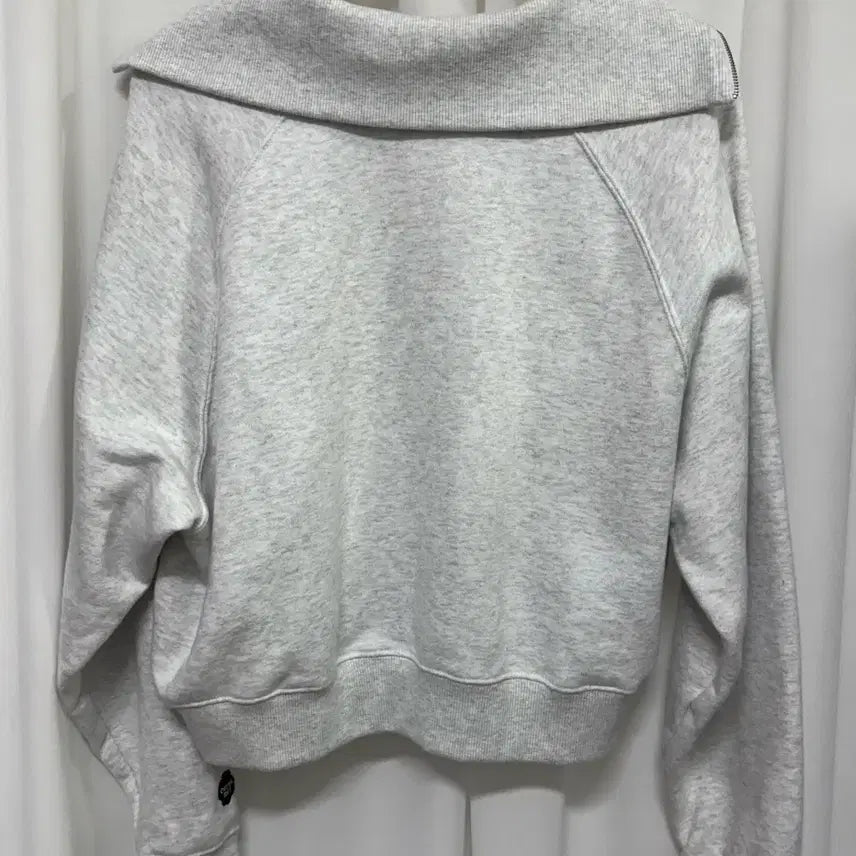 [BUNJANG] Covernat Half Zip-up Sweatshirt Melange Gray / 커버낫 하프집업 맨투맨 멜란지