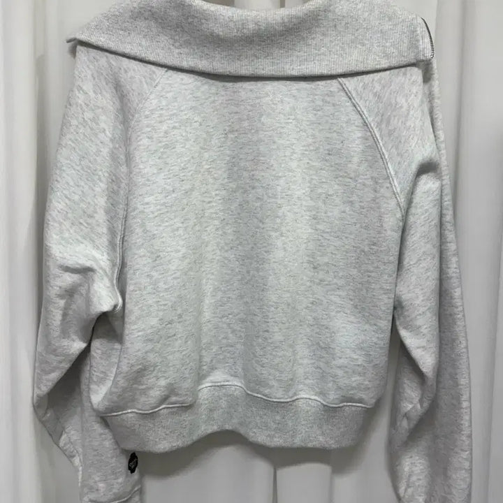 [BUNJANG] Covernat Half Zip-up Sweatshirt Melange Gray / 커버낫 하프집업 맨투맨 멜란지