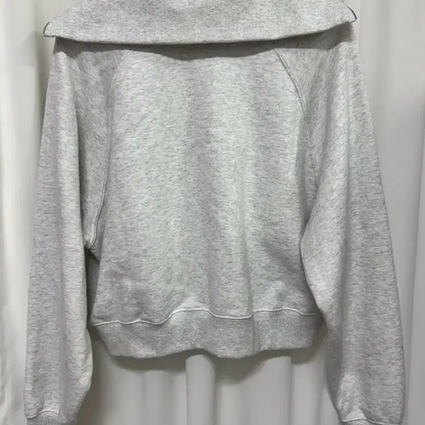 [BUNJANG] Covernat Half Zip-up Sweatshirt Melange Gray / 커버낫 하프집업 맨투맨 멜란지