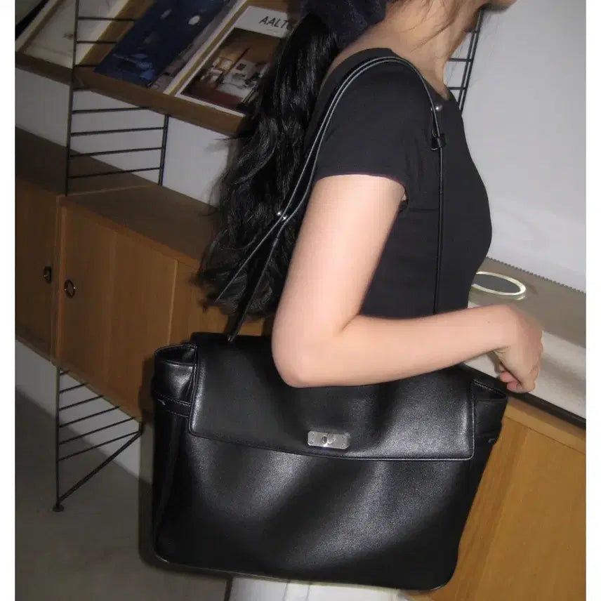 [BUNJANG] Ang Sui Satchel Bag Black / 앙수이 사첼백 블랙
