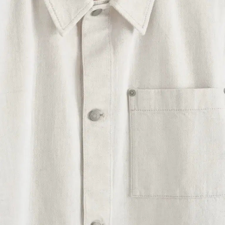 [BUNJANG] COS White Linen Denim Overshirt / [S] COS 코스 화이트 리넨 데님 오버셔츠