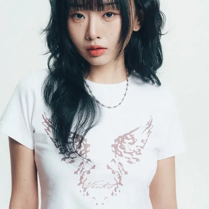 [BUNJANG] Benhit Angel Slim Fit Short Sleeve T-Shirt White L / 벤힛 Angel 슬림핏 반팔티 화이트 L